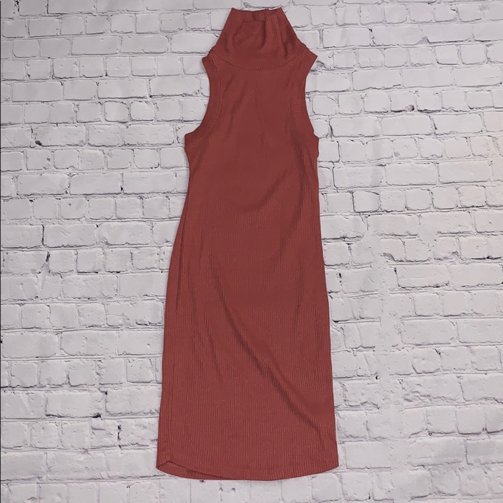 TURTLE NECK SWEATER DRESS